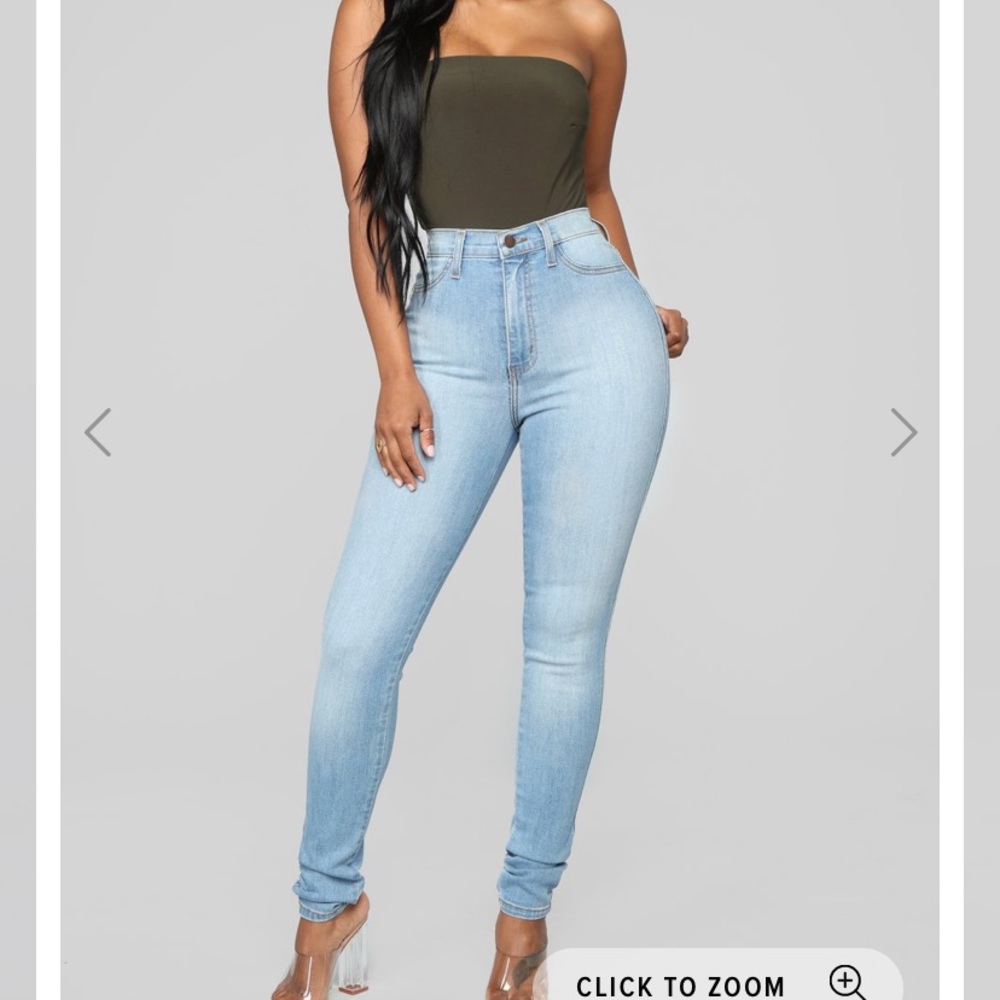 Fashion nova classic high waist jean